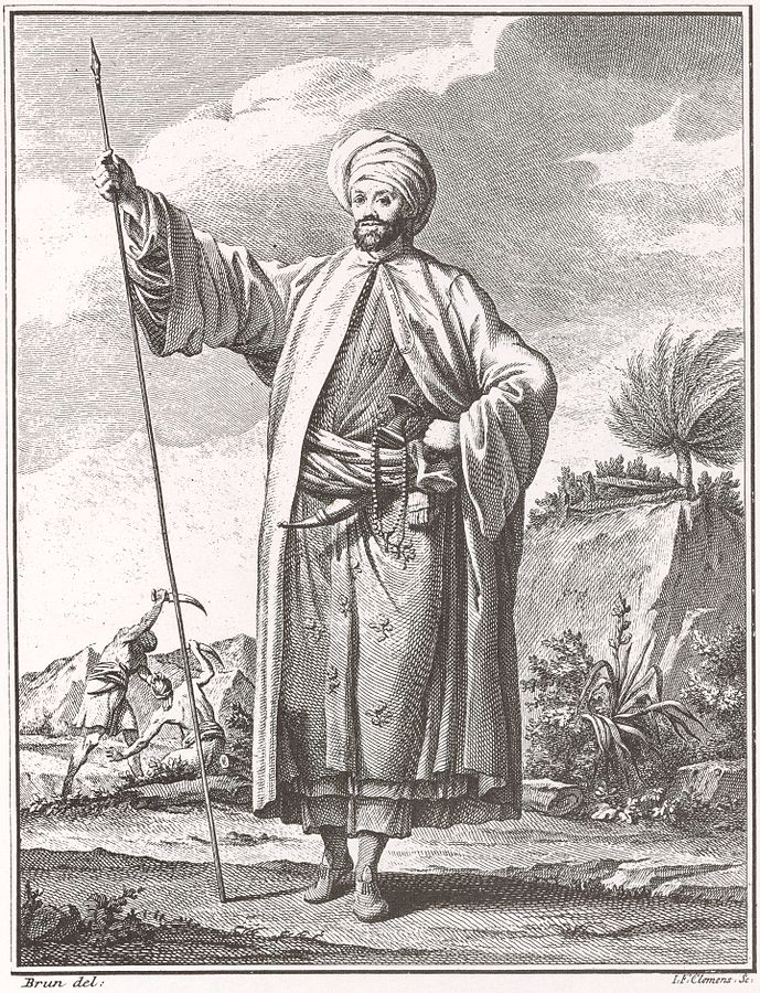 Carsten Niebuhr dressed and ate like the natives of the countries he passed through - as opposed to his travelling companions, who most likely tried to hold on to European sensibilities.