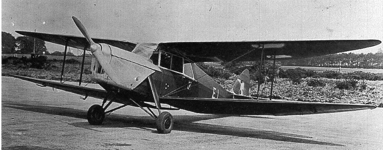 Sneum escaped Denmark in a  de Havilland DH87B Hornet Moth.